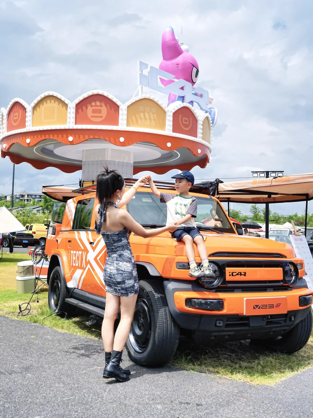 在千岛湖遇到了辣妈专属dream car！