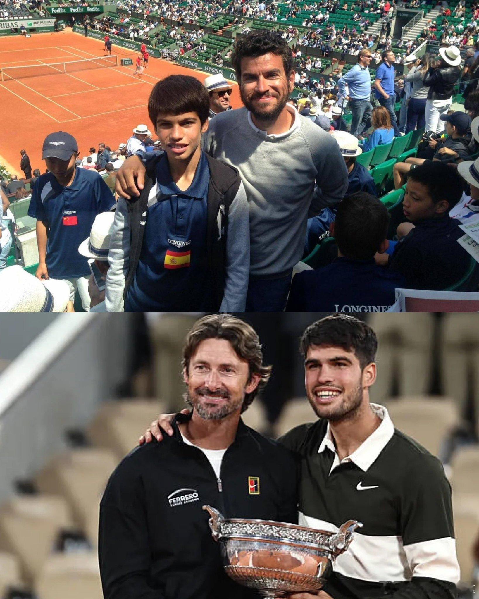 这是？阿尔卡拉斯的首位教练桑托斯最近爆料：“负责大部分事务的是卡洛斯的父亲……我