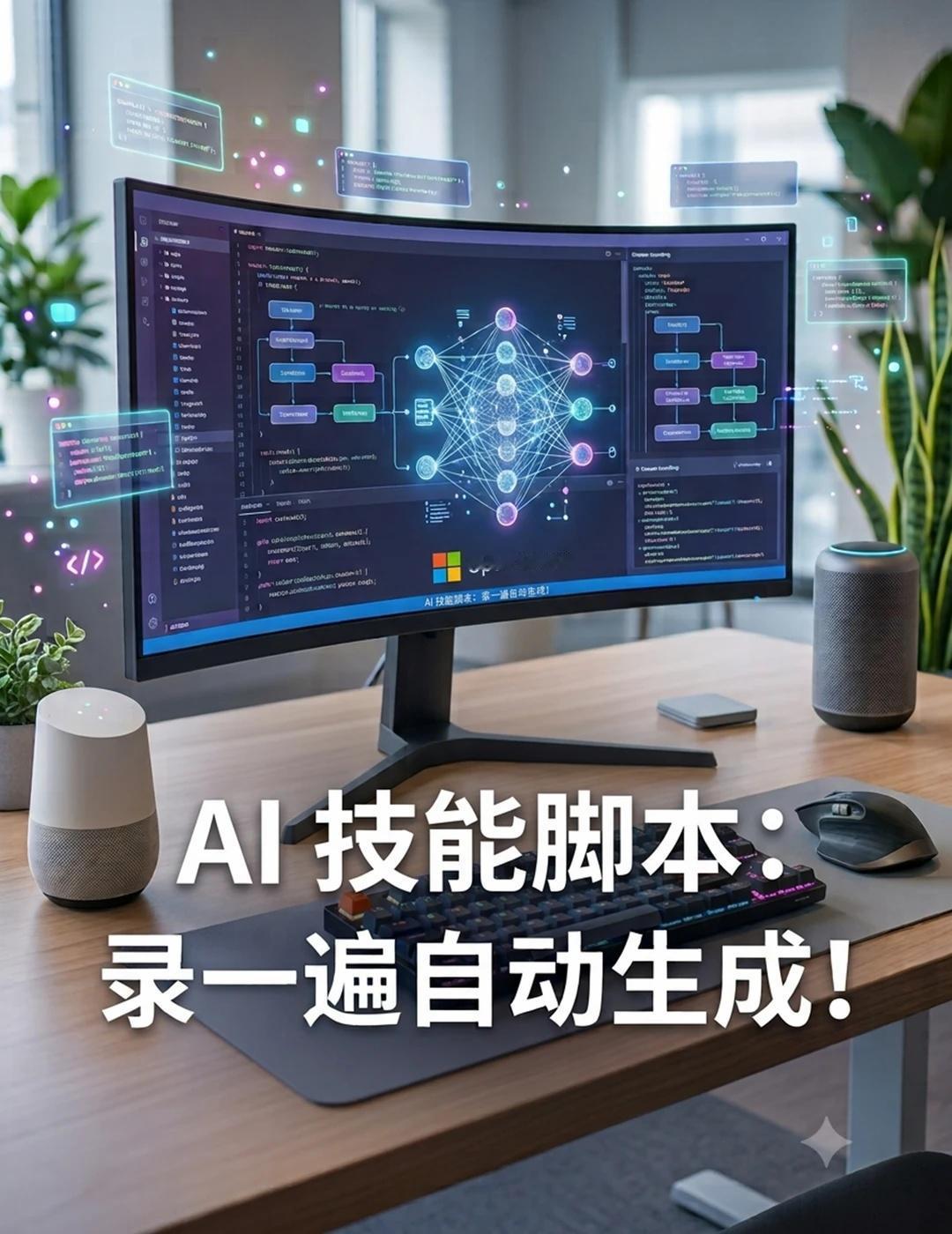 微软新工具，录一遍屏幕，自动生成技能脚本
随着 AI 操作电脑的能力越来越强，很
