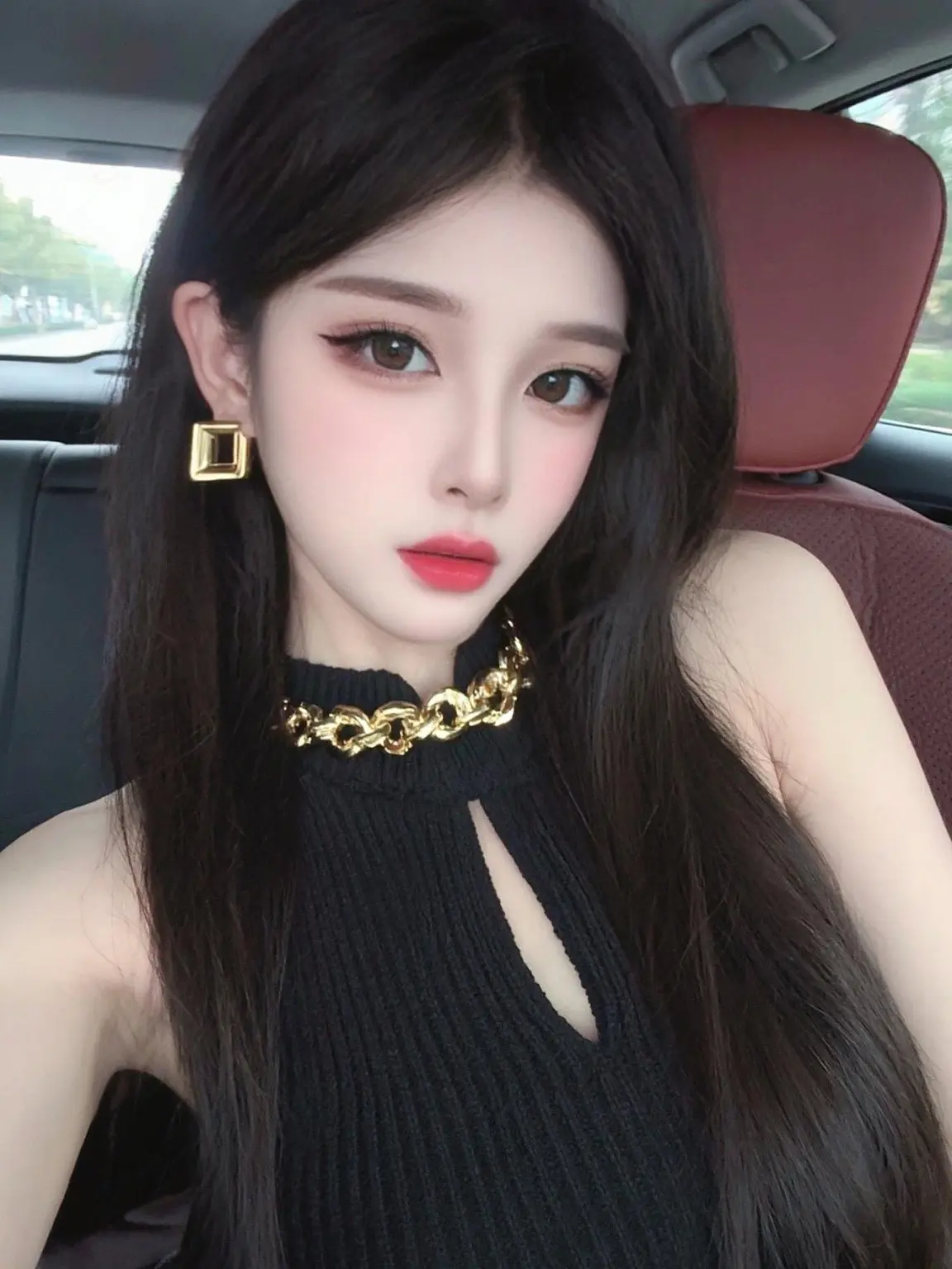 甜御妆容教程 纯欲天花板 露肩吊带 气质女头 超a头像