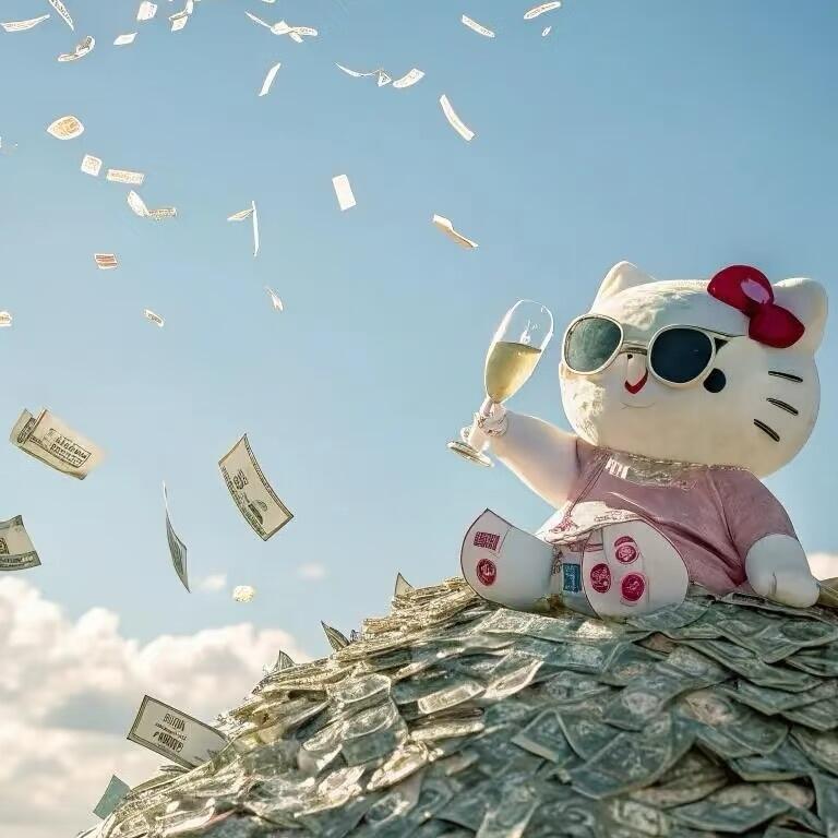 Kitty暴富头像｜招招招💰头像 