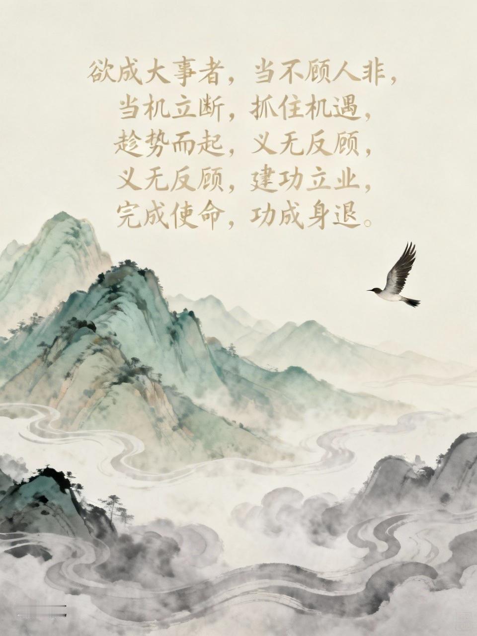 李通为世人完美诠释了：欲成大事者，当不顾人非，当机立断，抓住机遇，趁势而起，义无