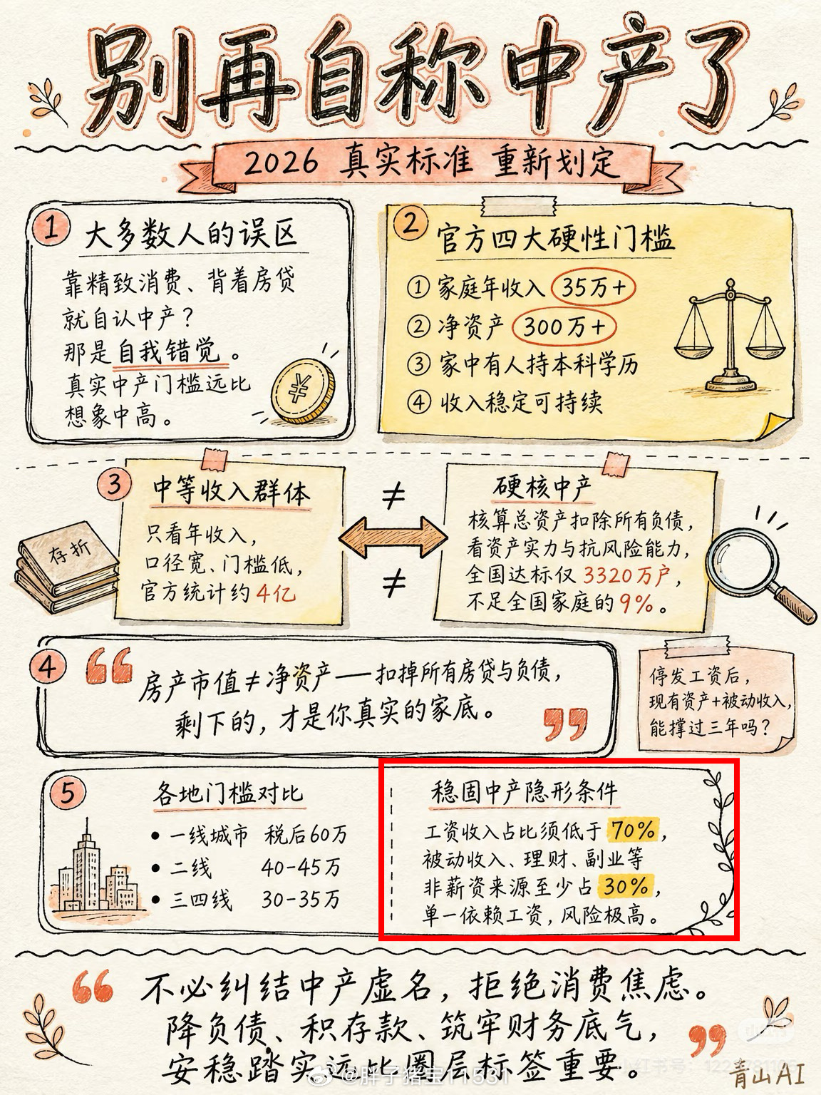 没达标现在很努力搞被动收入，前5个月的占比才25%现在的目标就是提高被动收入占比