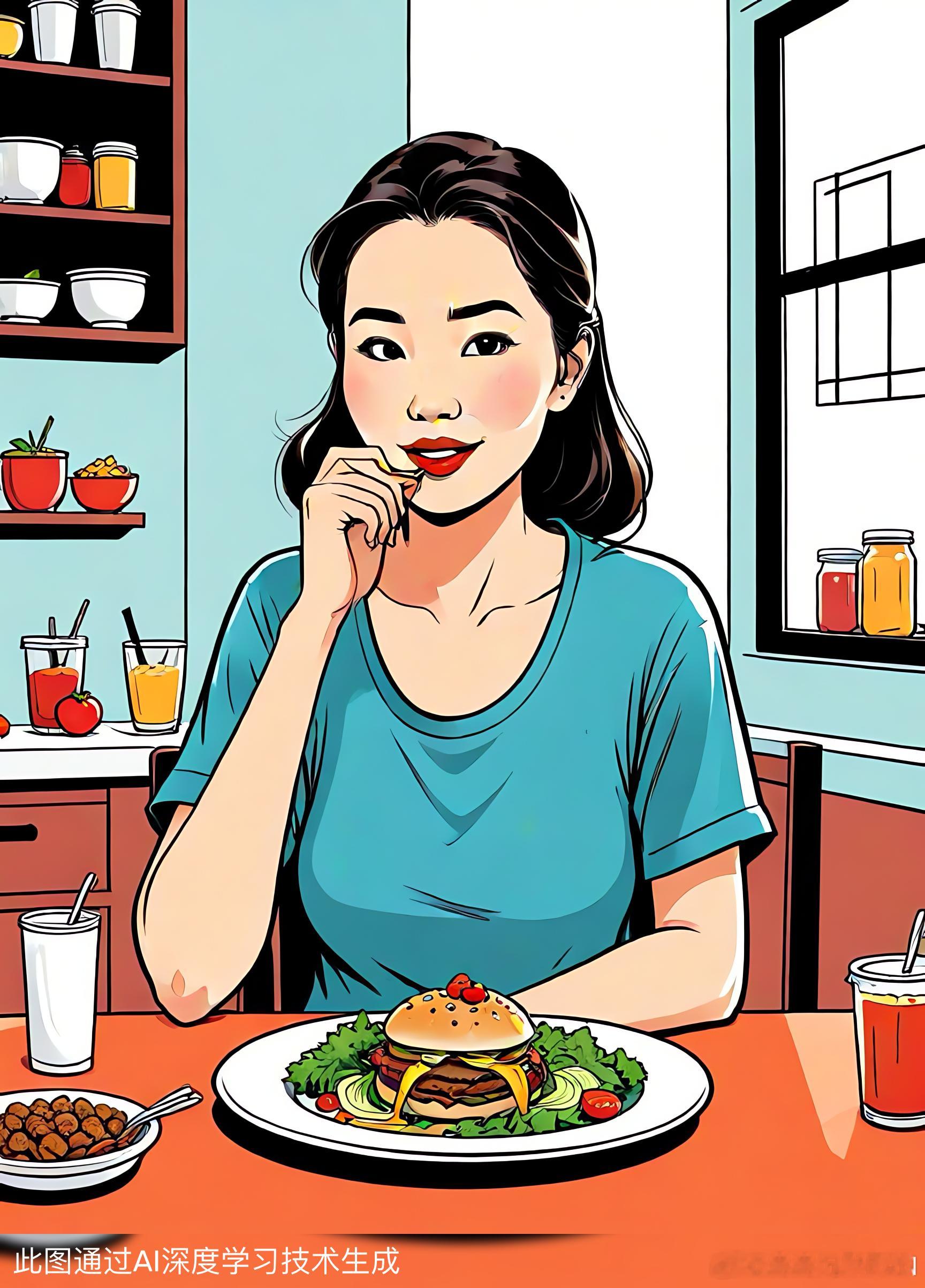 M女士每天吃翔 