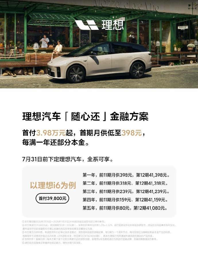 小米轻松还、理想随心还，哪个更实惠？
几天前，小米推出了一个针对SU7的轻松还金