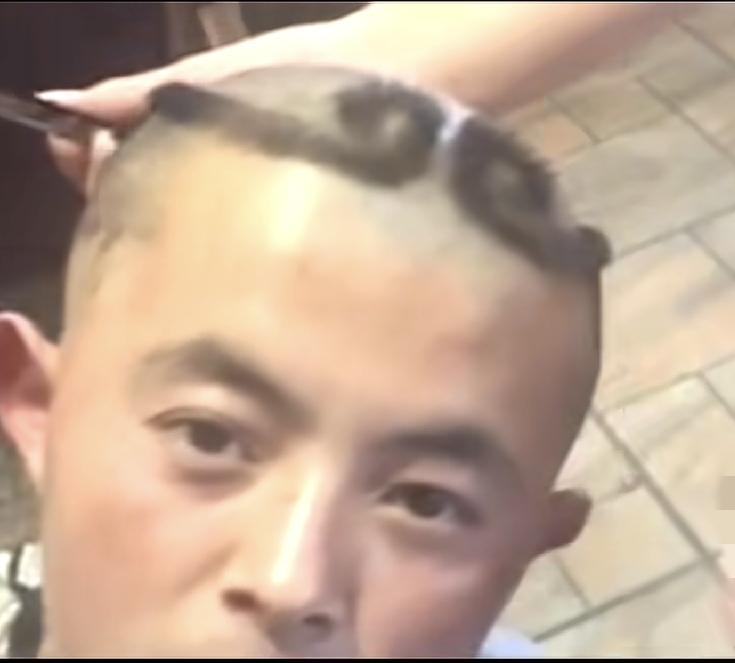 大哥剃着头型太漂亮了，在哪家理发店剃的？