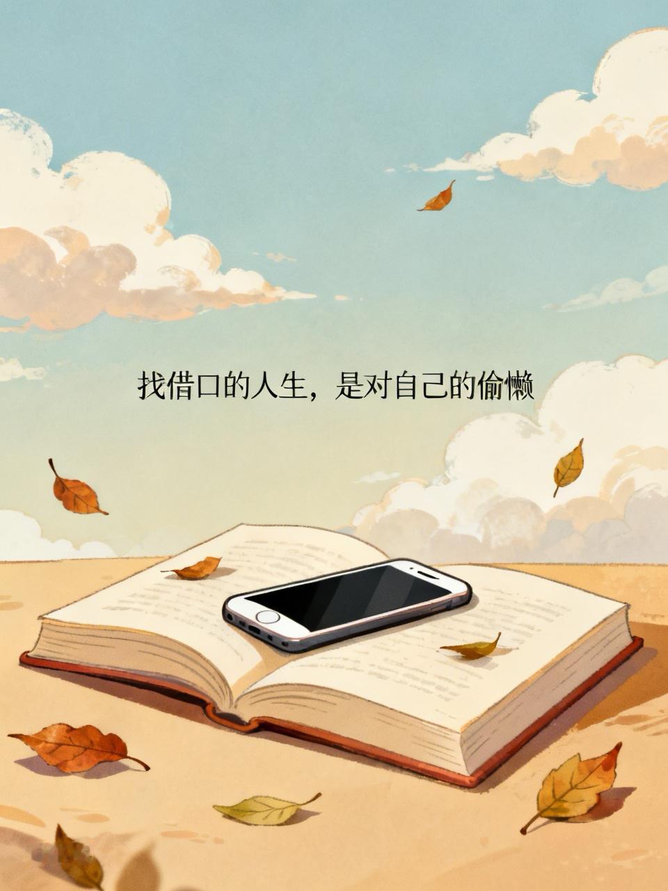 人世间最容易做的事，我觉得就是找借口。网上那个扎心提问，最高赞回答就是这仨字。