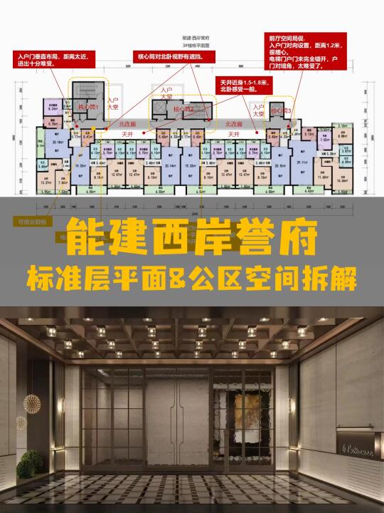 第8集｜能建西岸誉府标准层平面及公区拆解！