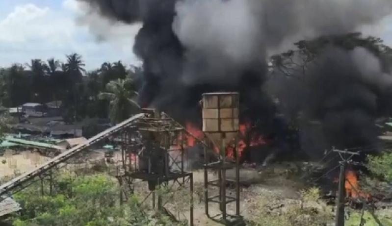 缅甸少数民族武装组织「若开军」（Arakan Army）与当地救援人员证实，缅甸