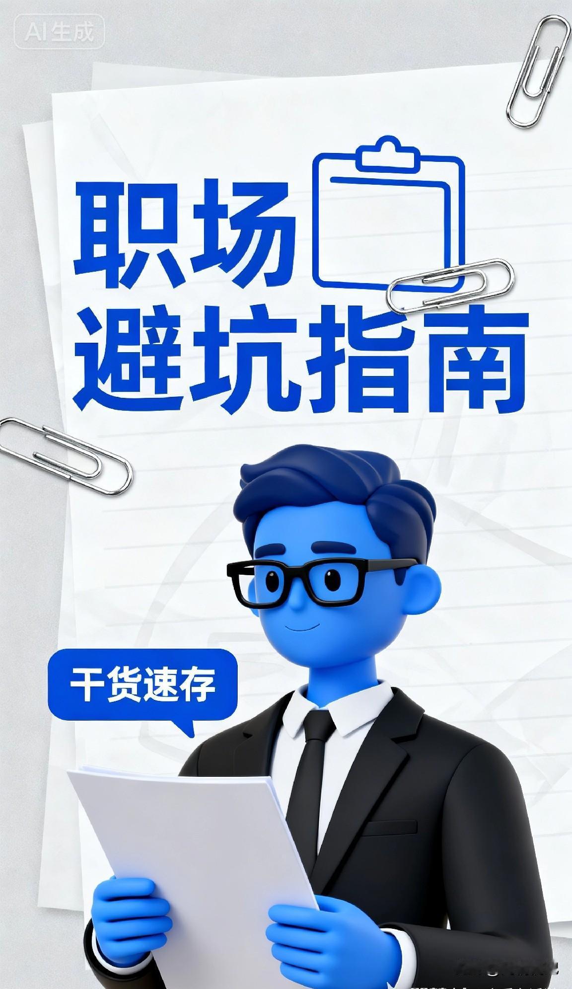 朋友私下跟我说的10个职场“避坑”小建议，真的管用，记住了少走几年弯路

1. 