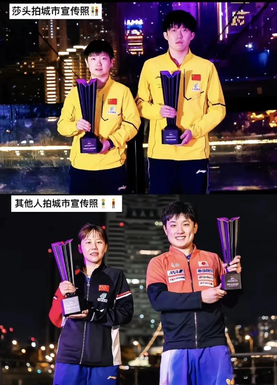 陈幸同给我感觉她笑的好苦啊
张本跟拿了奥运金牌似的笑那么开心
看到这个合影，心疼