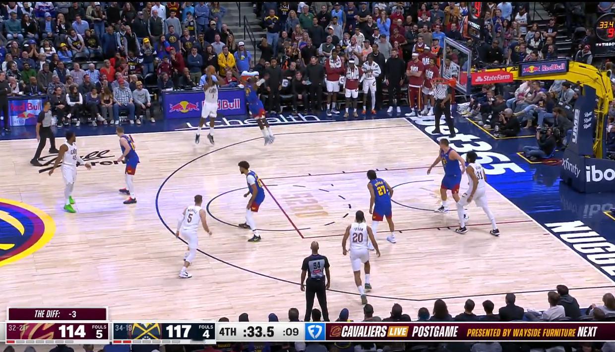 我靠 哈登关键三分…追平了可惜骑士挑战用完了nba