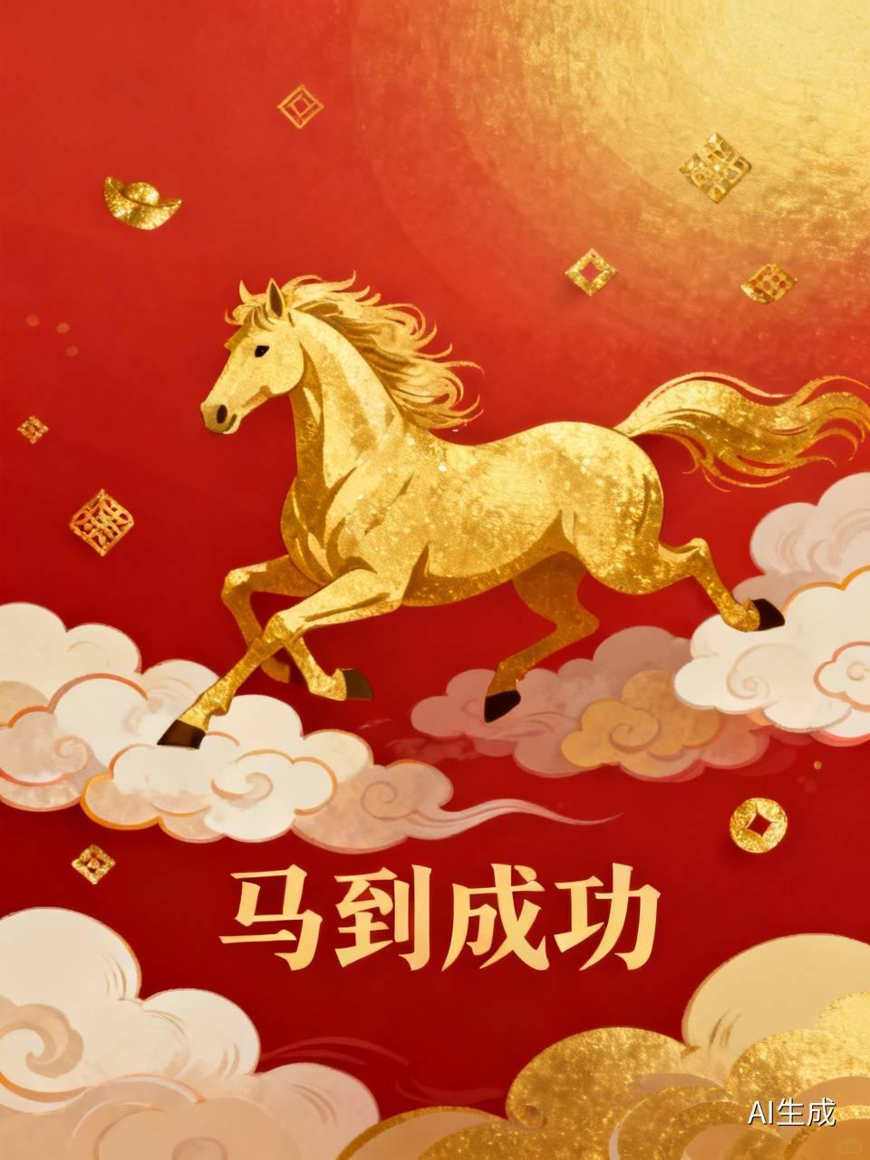 我最喜欢“马到成功”这句马年祝福语。它简单直接，却有着强大的力量。2026 丙午