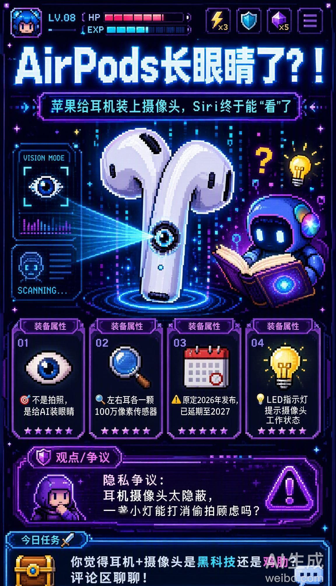 苹果新品大泄露！AirPods 居然要长“眼睛”了？

最近 macOS 系统更