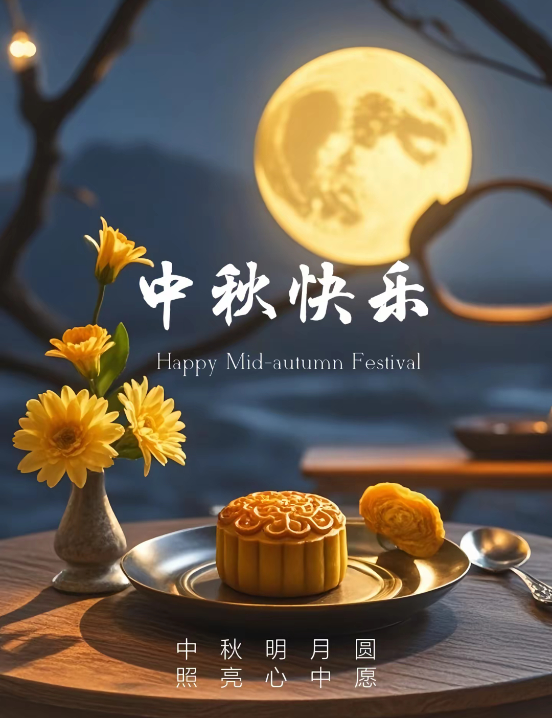 祝各位中秋快乐[打call]中秋节 ​​​
