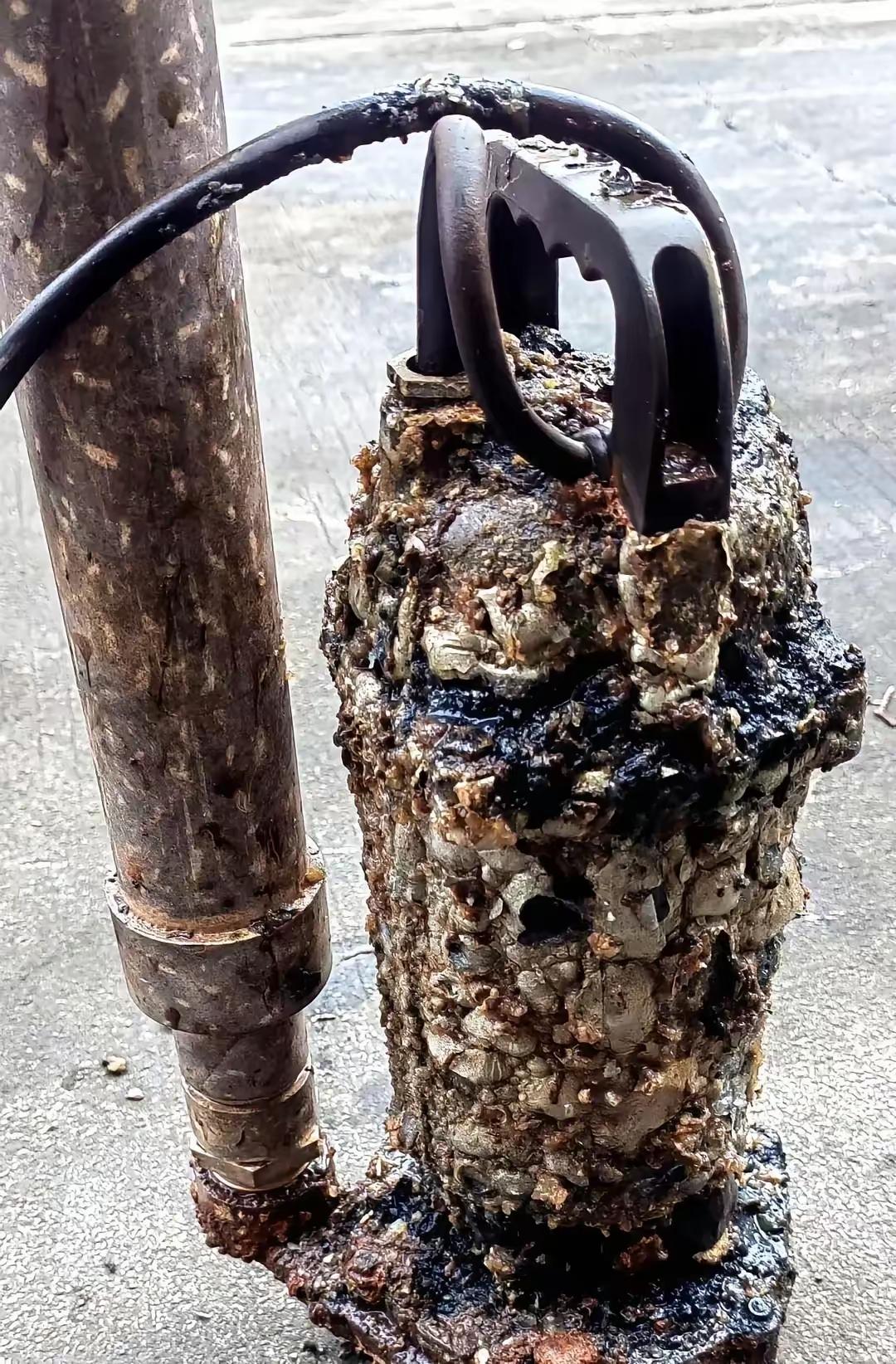 一台水泵，在水里泡了整整23年，没停过。
这周终于坏了。老板第一反应不是骂娘，是