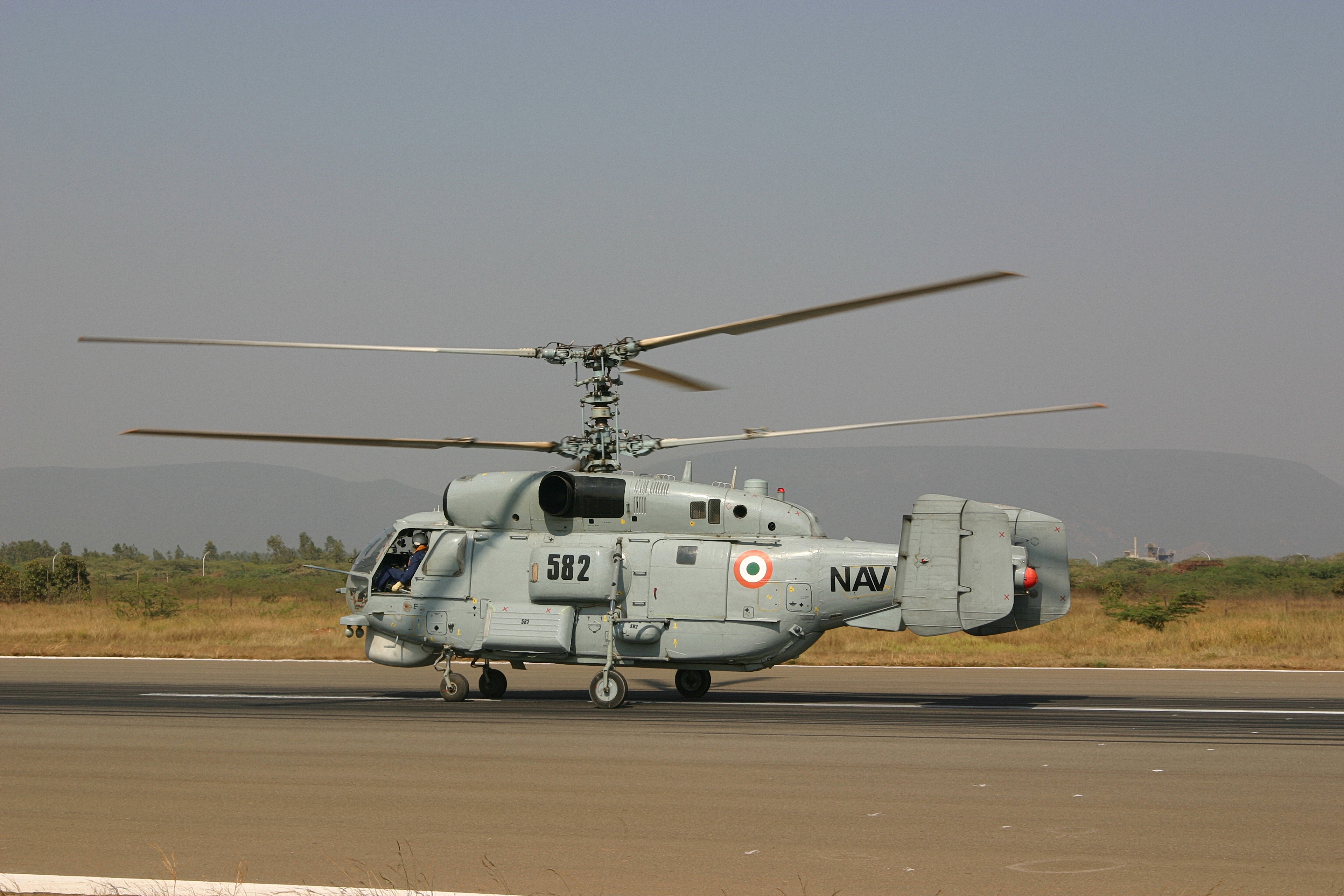 高分辨率图像 少见的的印度KA28，照片来自X：