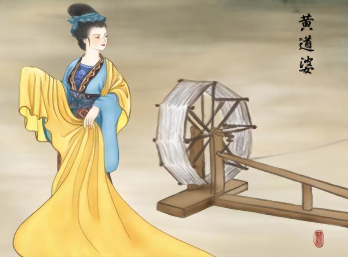 黄道婆革新纺织技术堪称划时代壮举！她将海南黎族先进技艺与中原传统结合，改良轧棉、