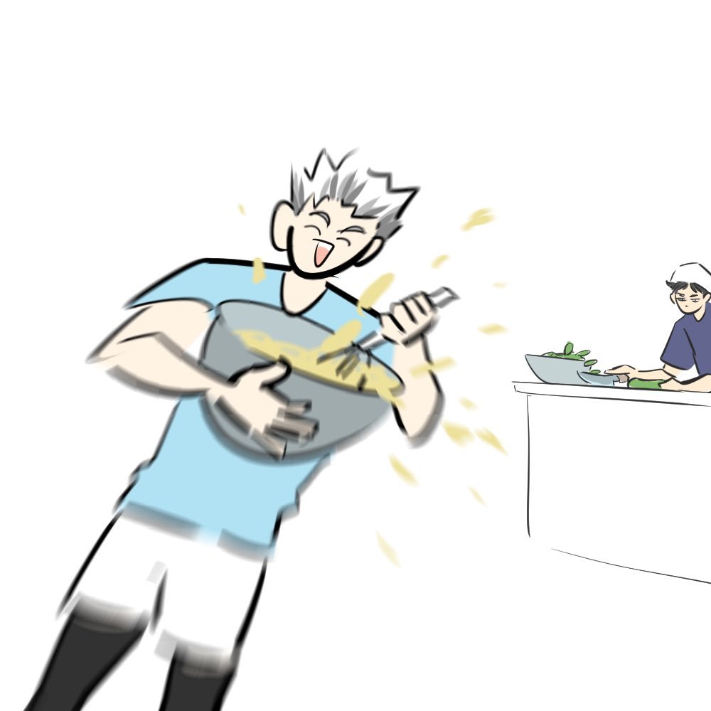 let's cooking.ᐟ 排球少年  ©️choco_rei_to  兔赤