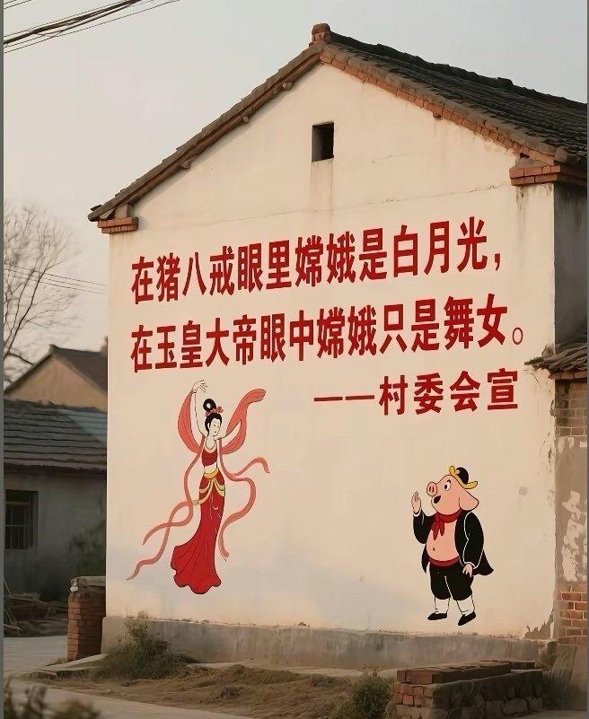在猪八戒的眼里嫦娥是白月光，
在玉皇大帝眼里嫦娥只是舞女。
～～这句话日后可以用
