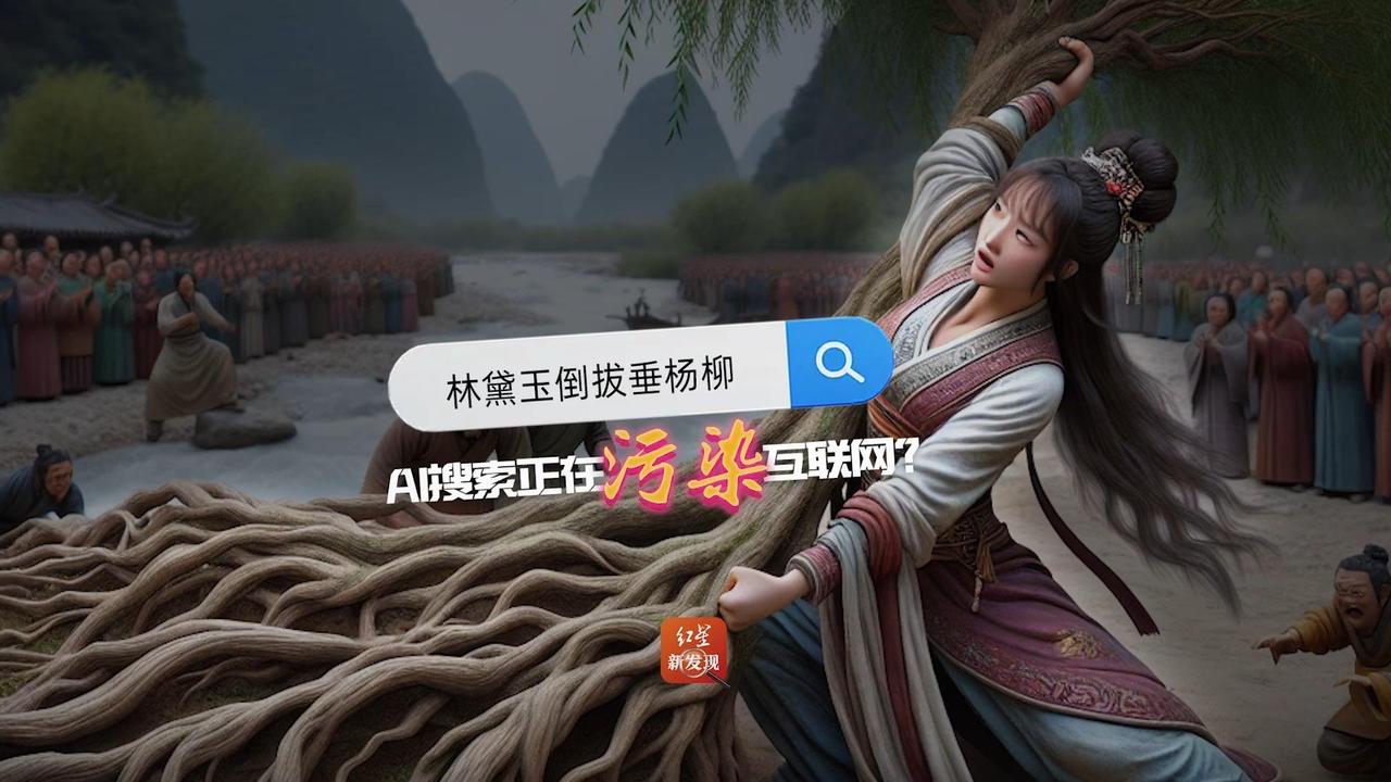 “林黛玉倒拔垂杨柳”AI搜索正在污染互联网？