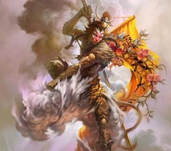 七绝山上，孙悟空被蟒蛇精一口吞入腹中，他在蟒蛇腹中横冲直撞，蟒蛇精轰然落在猪八戒