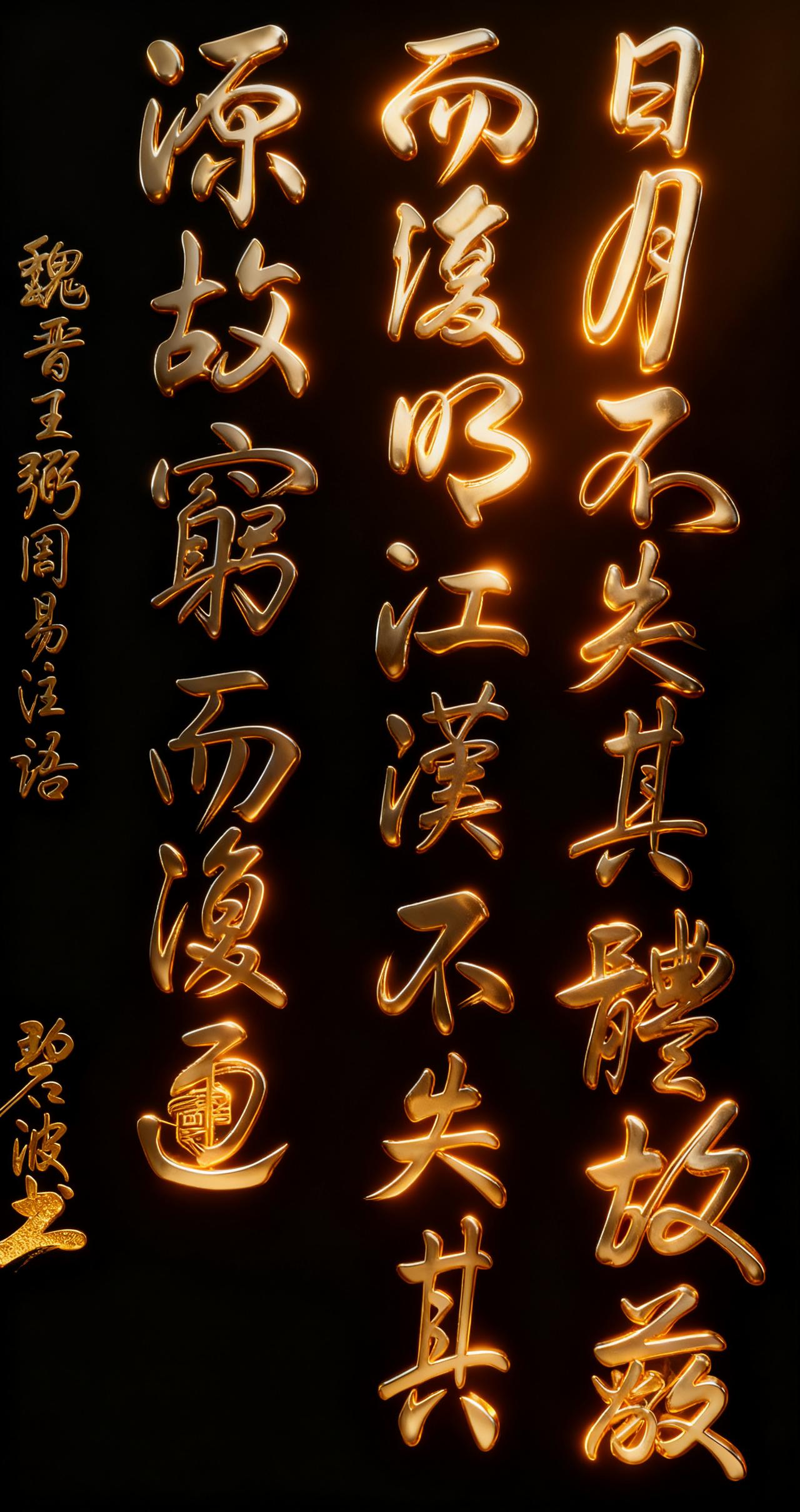 昨晚，把今年高考作文题目名句写了一下，发出来大家欣赏指导！


“日月不失其体，