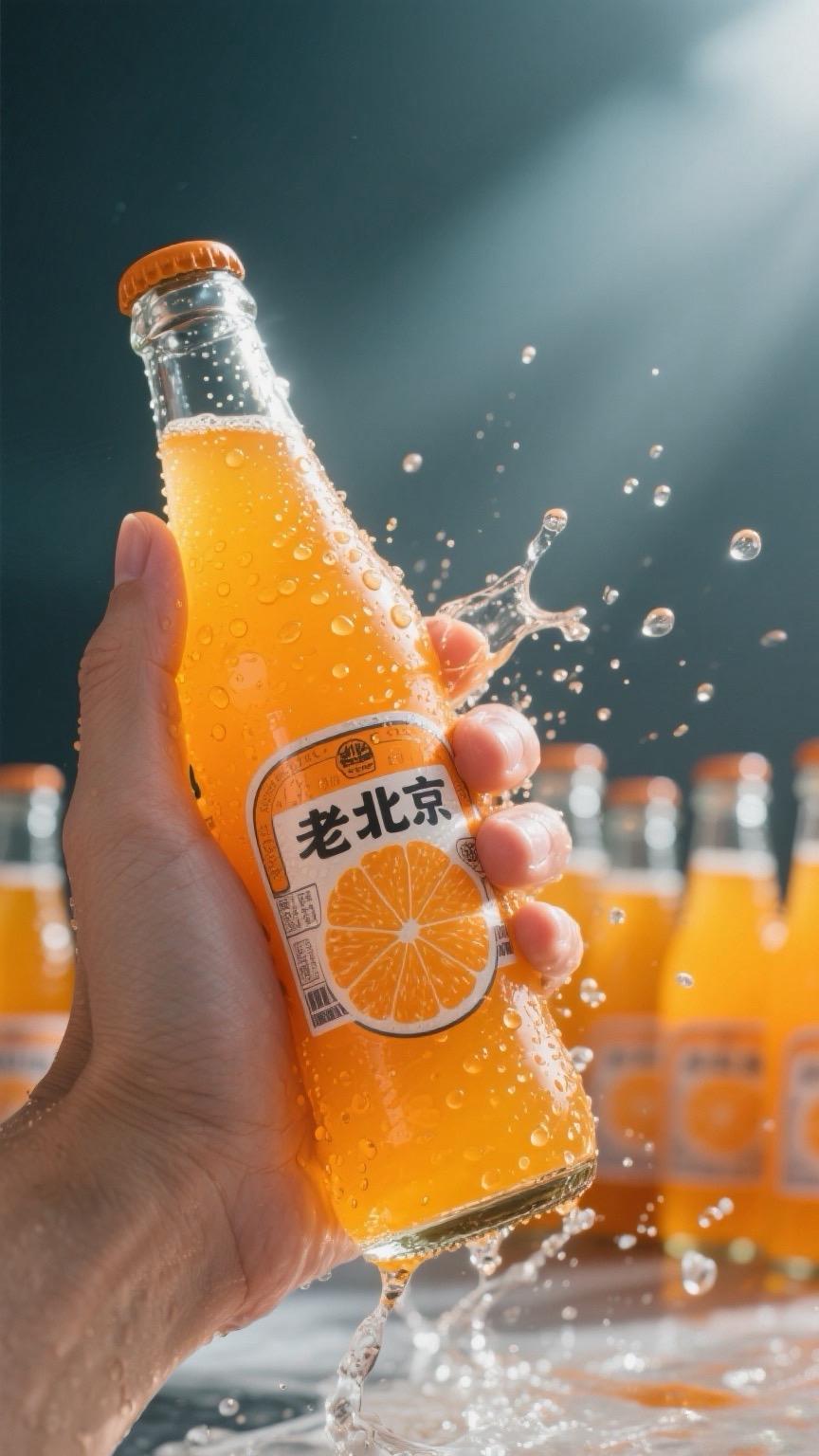 终于找到小时候喝的老北京汽水了，满满都是回忆，一打开就闻到浓浓的橘子香...