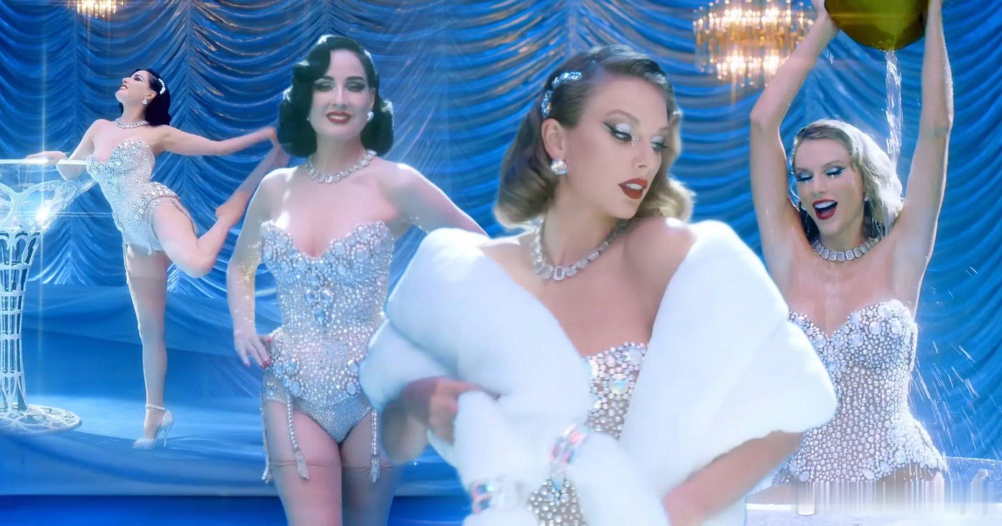 啊啊啊啊啊‼️Dita Von Teese也去参加了霉霉Taylor Swift