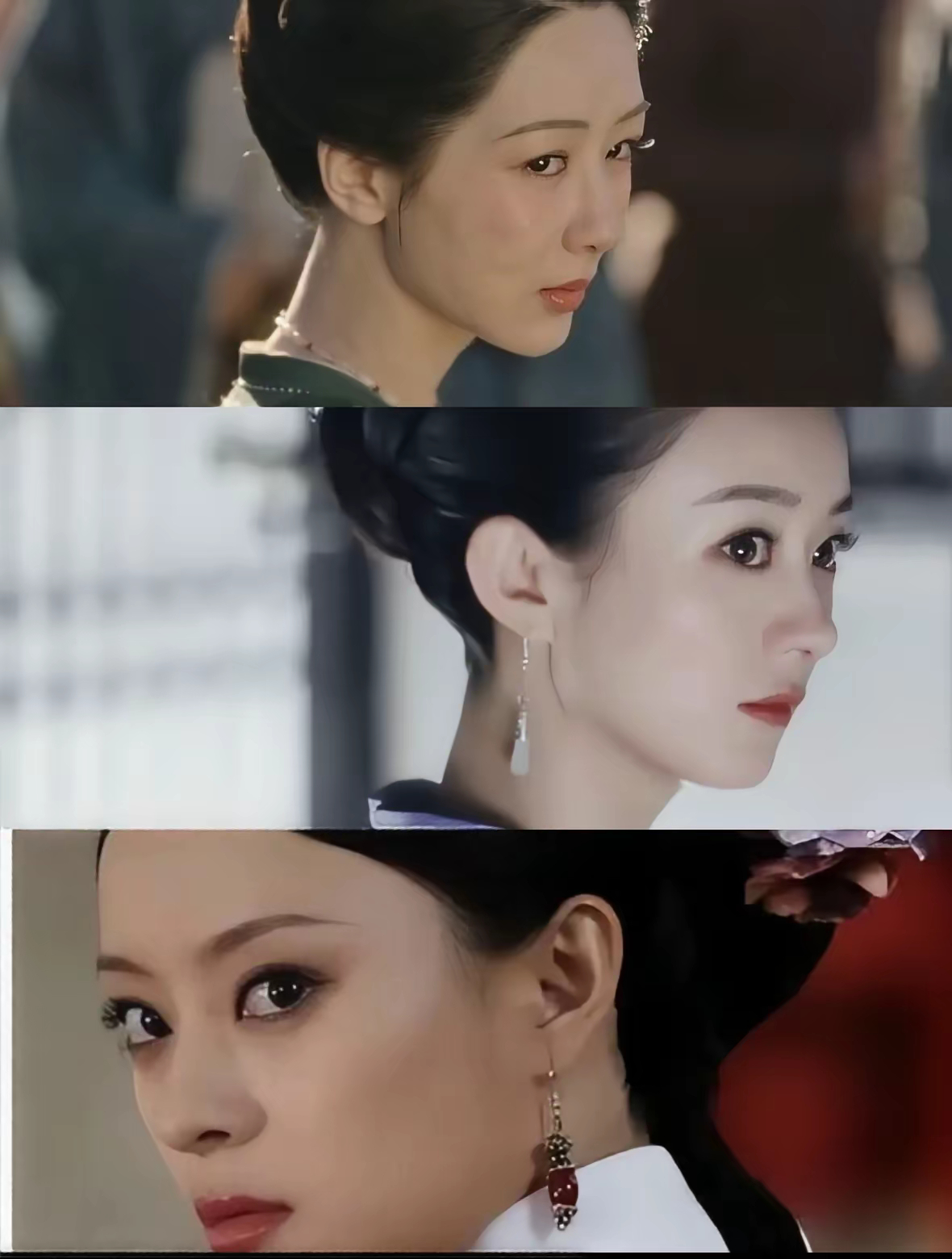 女演员的三大回眸，孙俪的甄嬛最经典，赵丽颖的盛明兰最犀利，杨紫的何惟芳最带感，你