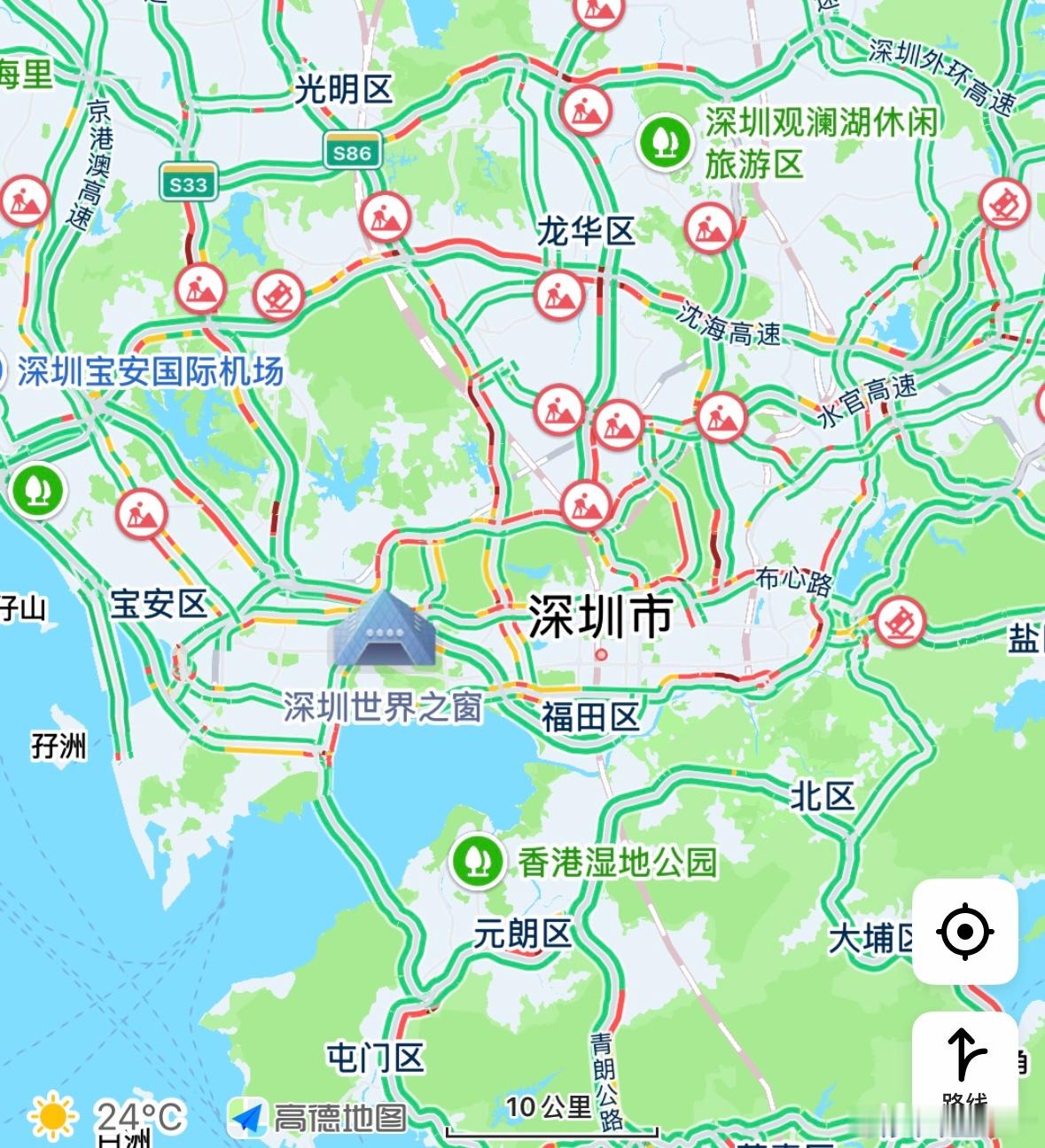 周一早8点，北上广深等一线城市的交通路况，谁最“过份”？[捂嘴哭]周一交通 ​​