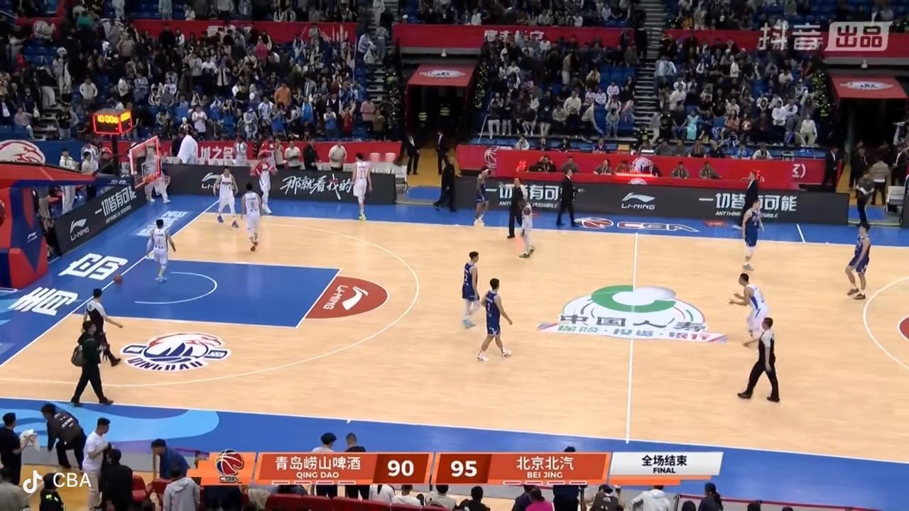 最终北京北汽男篮客场挑战成功，获得胜利胜利✌️！

         在刚刚结束