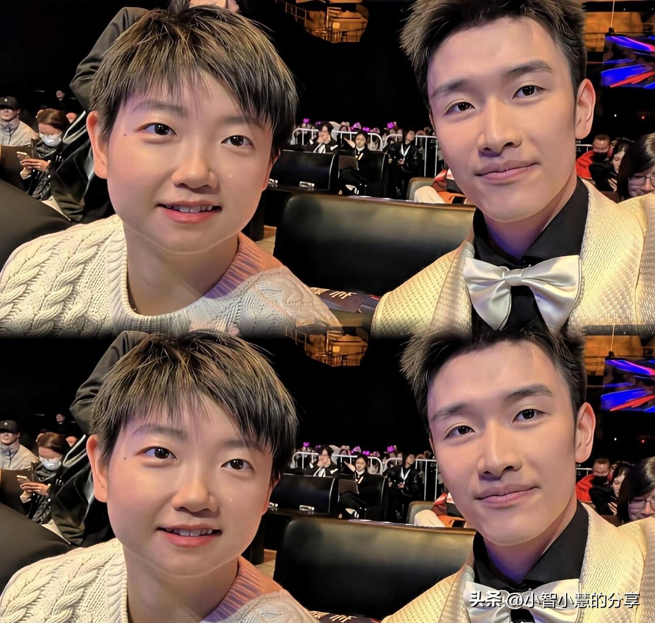 莎莎是最耀眼的明星，用不着花里胡哨的打扮，就是普普通通的一件毛衣穿在她身上就有种