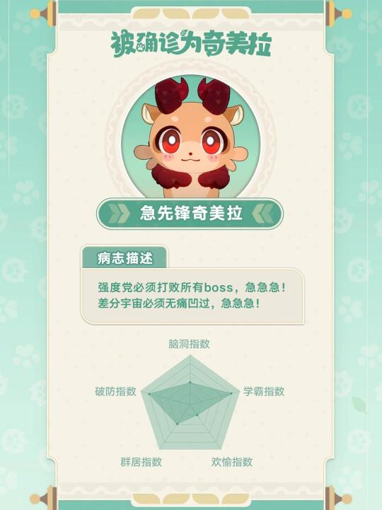 被确诊为星穹铁道奇美拉了！你也快来测测吧？