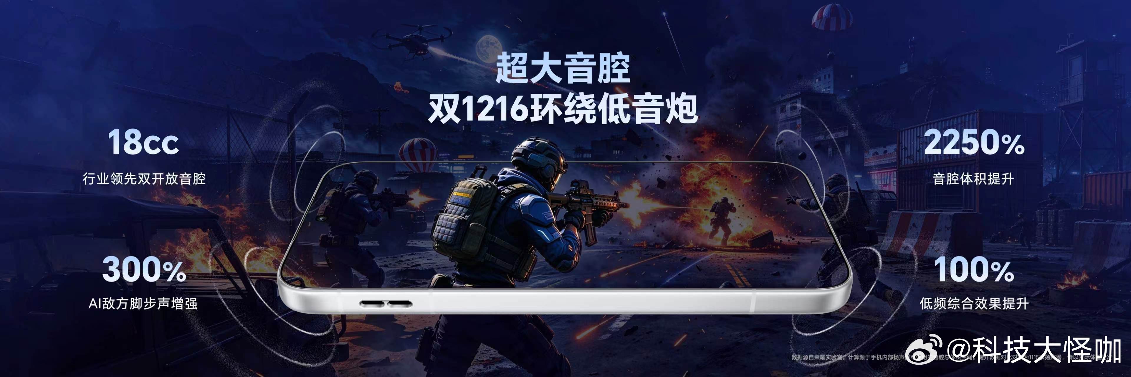 【电竞体验大满配】荣耀WIN2搭载超大音腔双1216环绕低音炮，叠加18cc行业