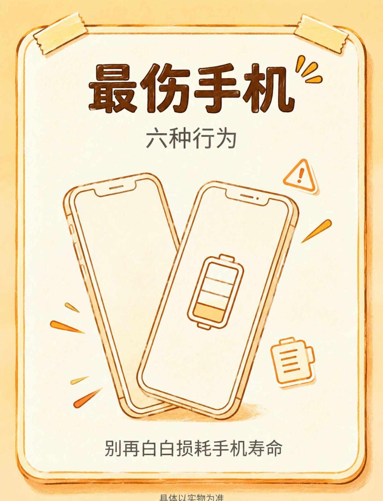 ⚠️手机越用越卡？这6个伤机行为快停下！
为什么新买的手机用不了多久电池健康就暴