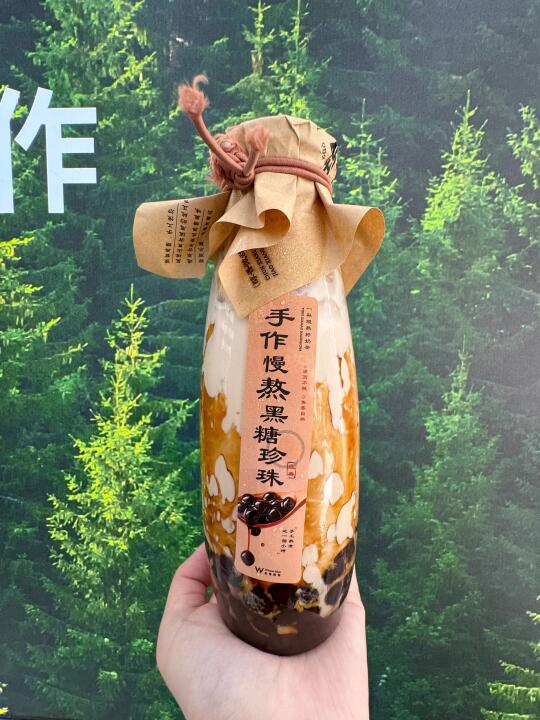 龙湾新开，被黑糖啵啵鲜奶茶硬控5分钟❗️