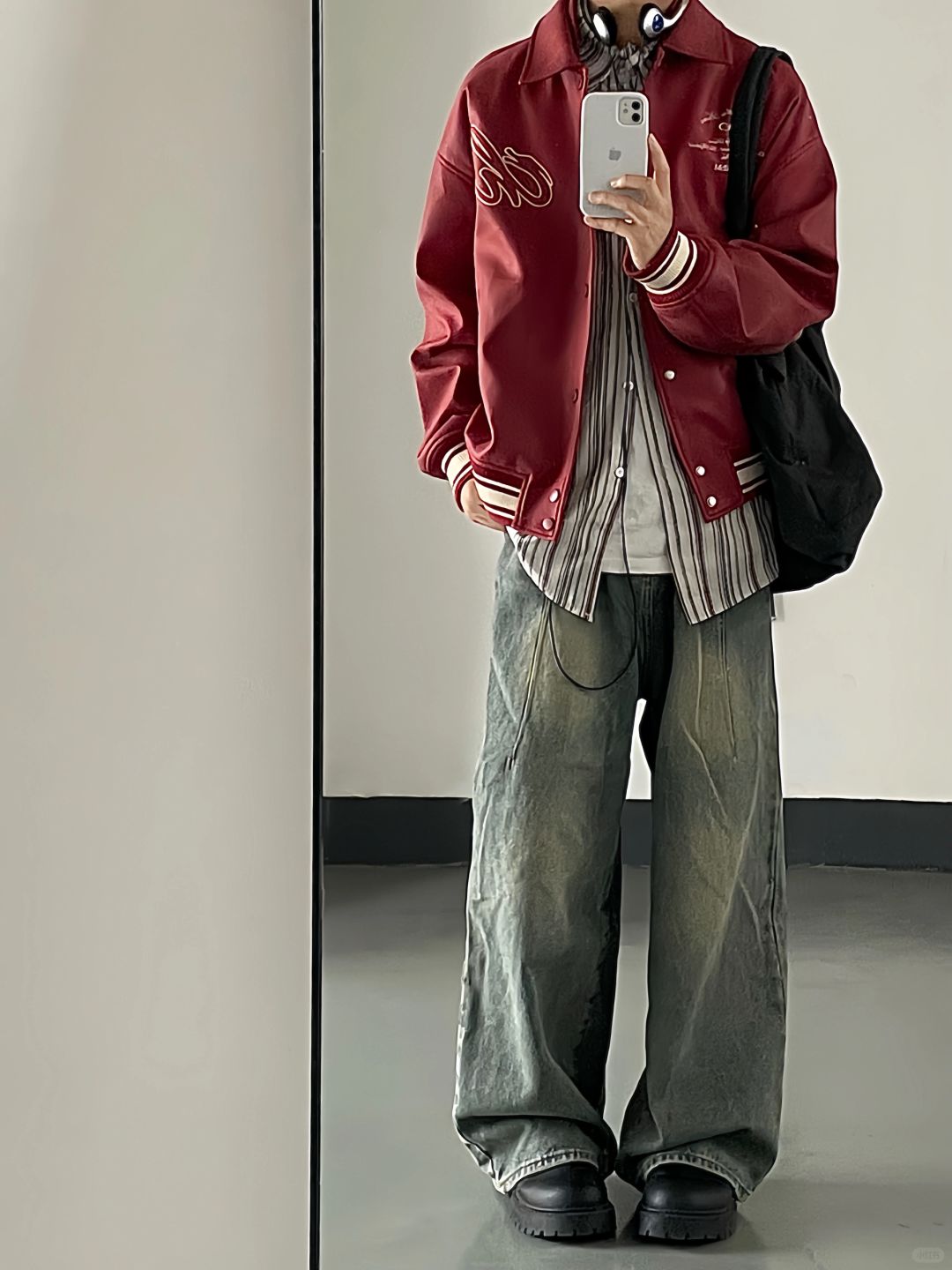 🍂期待秋冬！酒红皮衣叠穿太港式复古了！码住