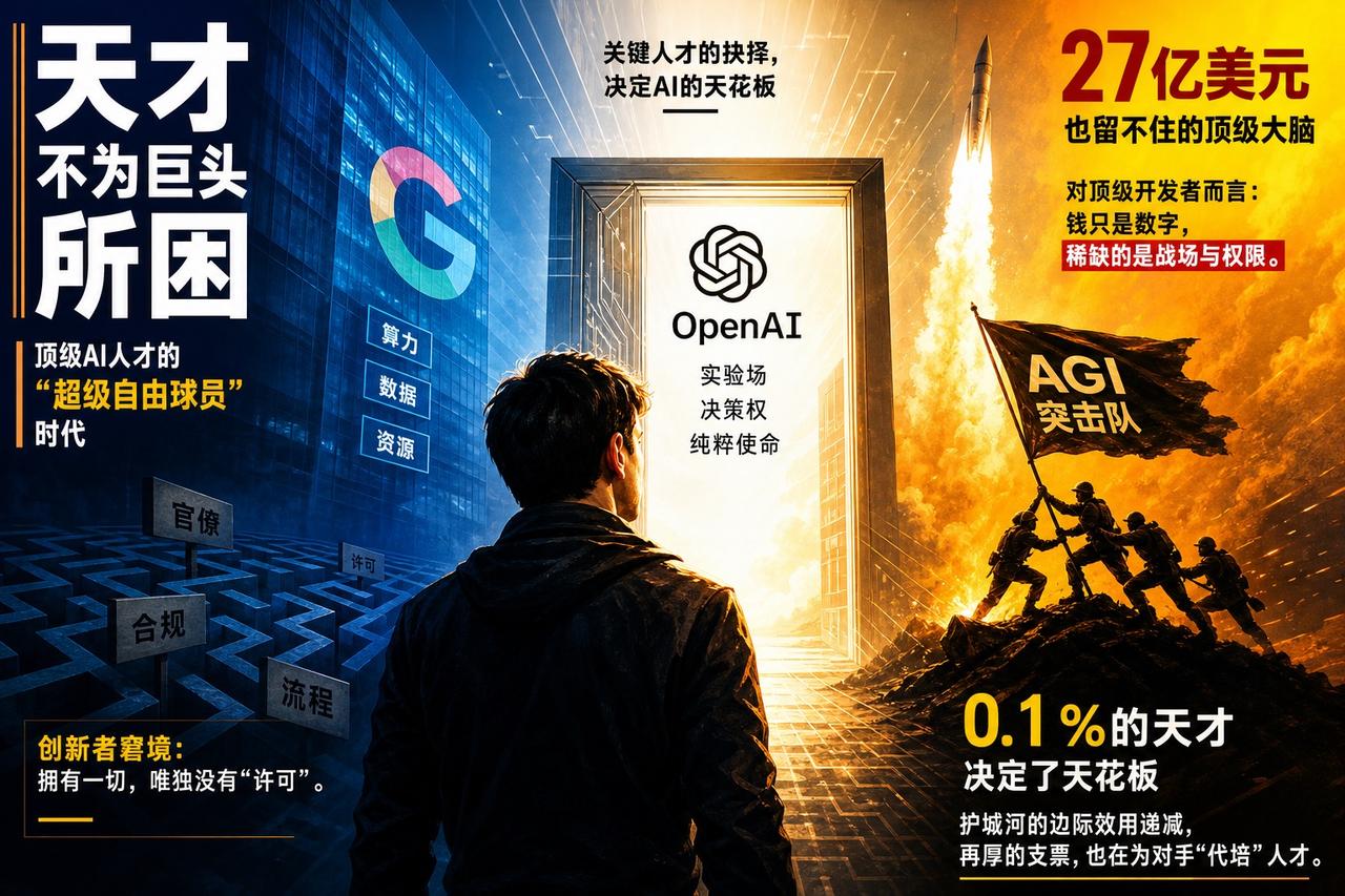 【27亿美元买不回一颗想赢的心：Noam Shazeer跳槽背后的顶级人才逻辑】