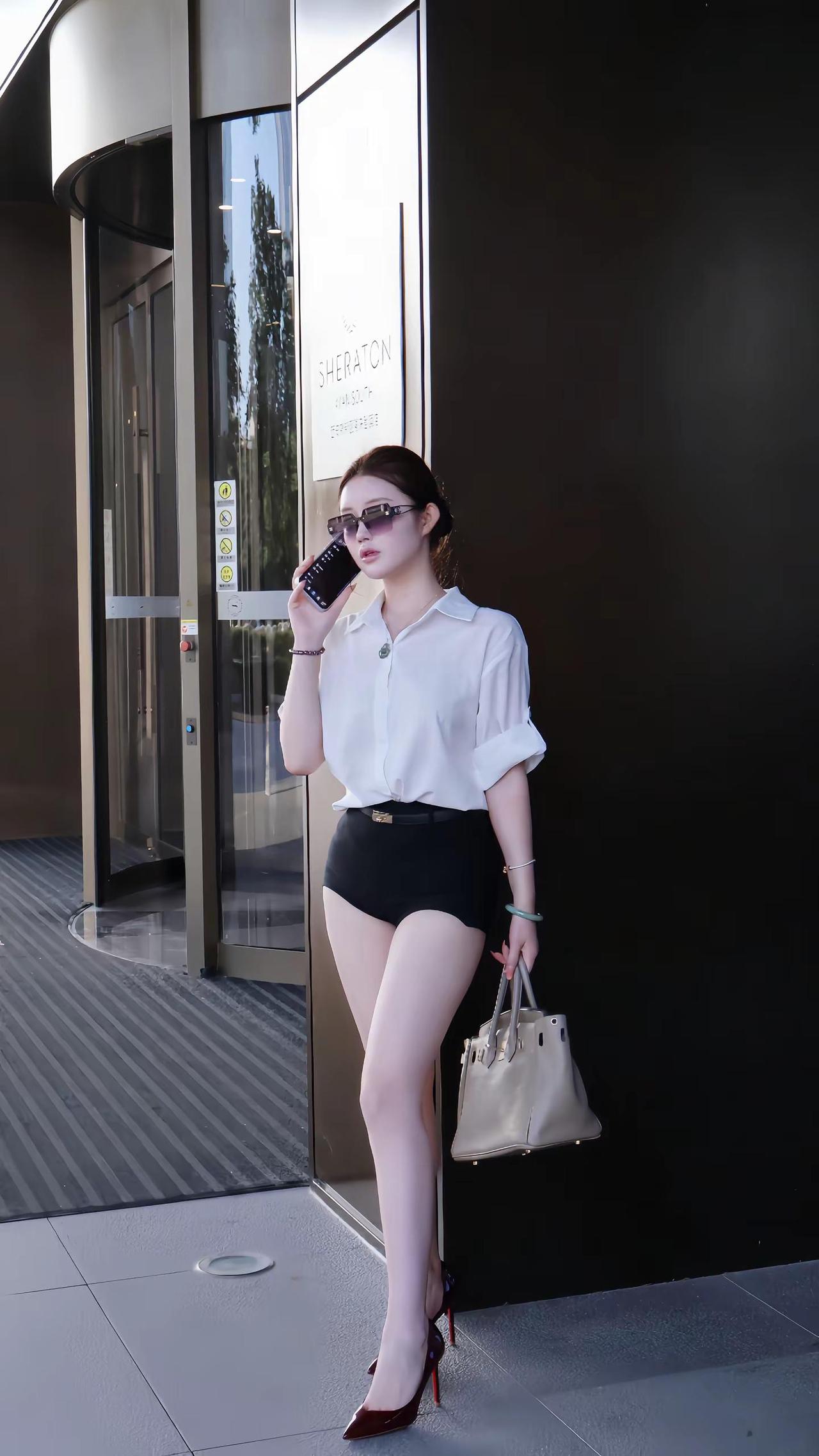 好干练的一套穿搭知性轻熟风 夏日穿搭 今日穿搭 白衬衫yyds