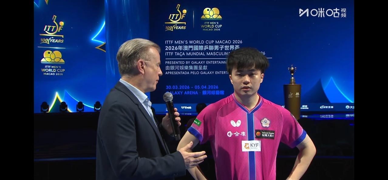 林昀儒疯狂进攻不手软，拆摩托灭张本气势磅礴
        4月4日，澳门乒乓球