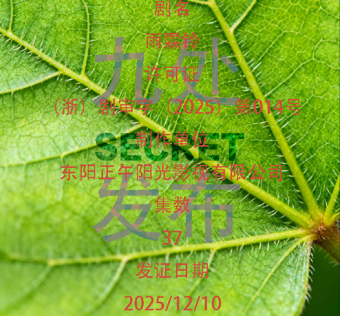 我们《雨霖铃》下证了！燥候播出！！🤘🏻雨霖铃下证