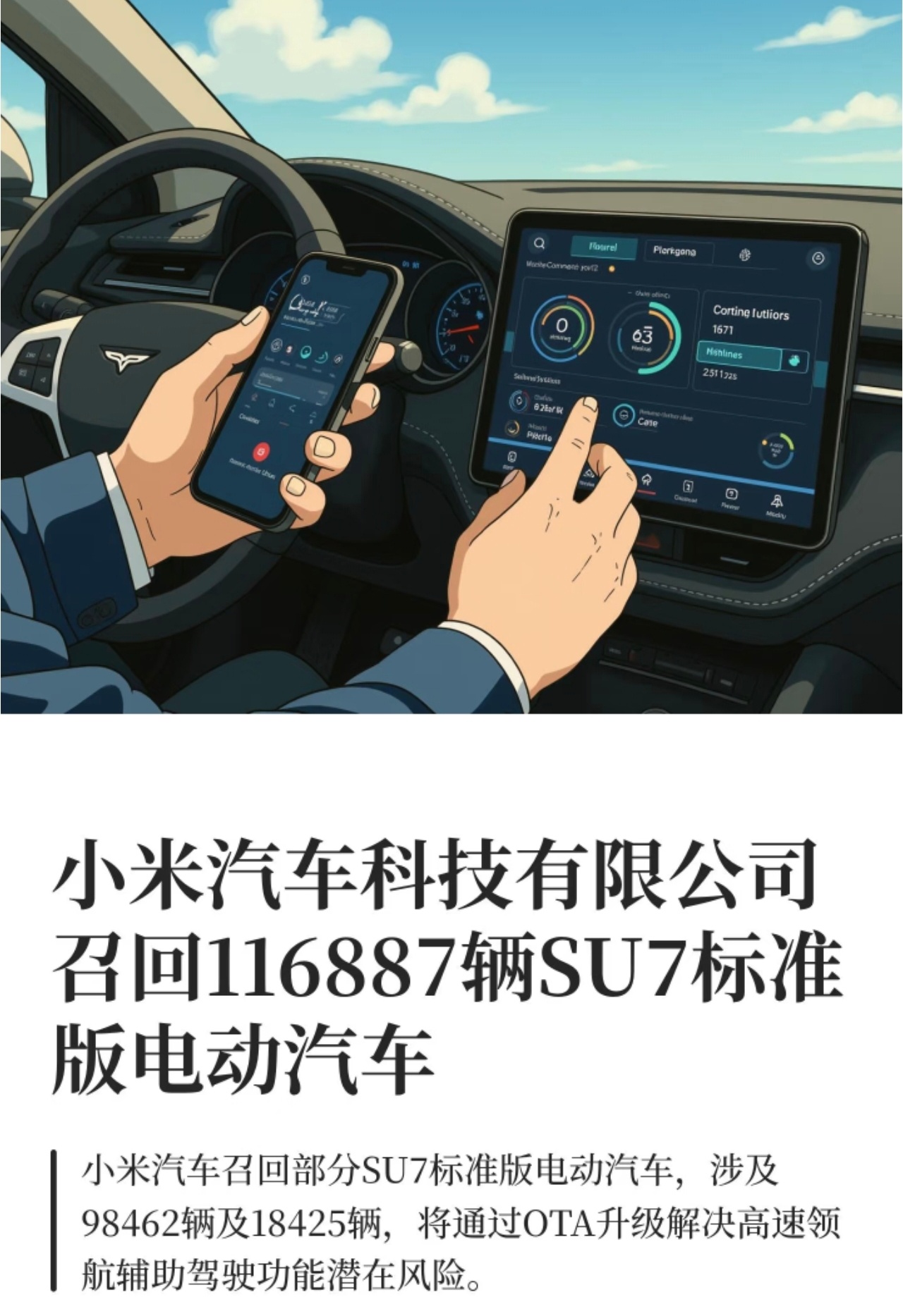雷军回应小米汽车OTA升级不对吧，升级需要召回？第一次听说呢，不过有问题大胆承认