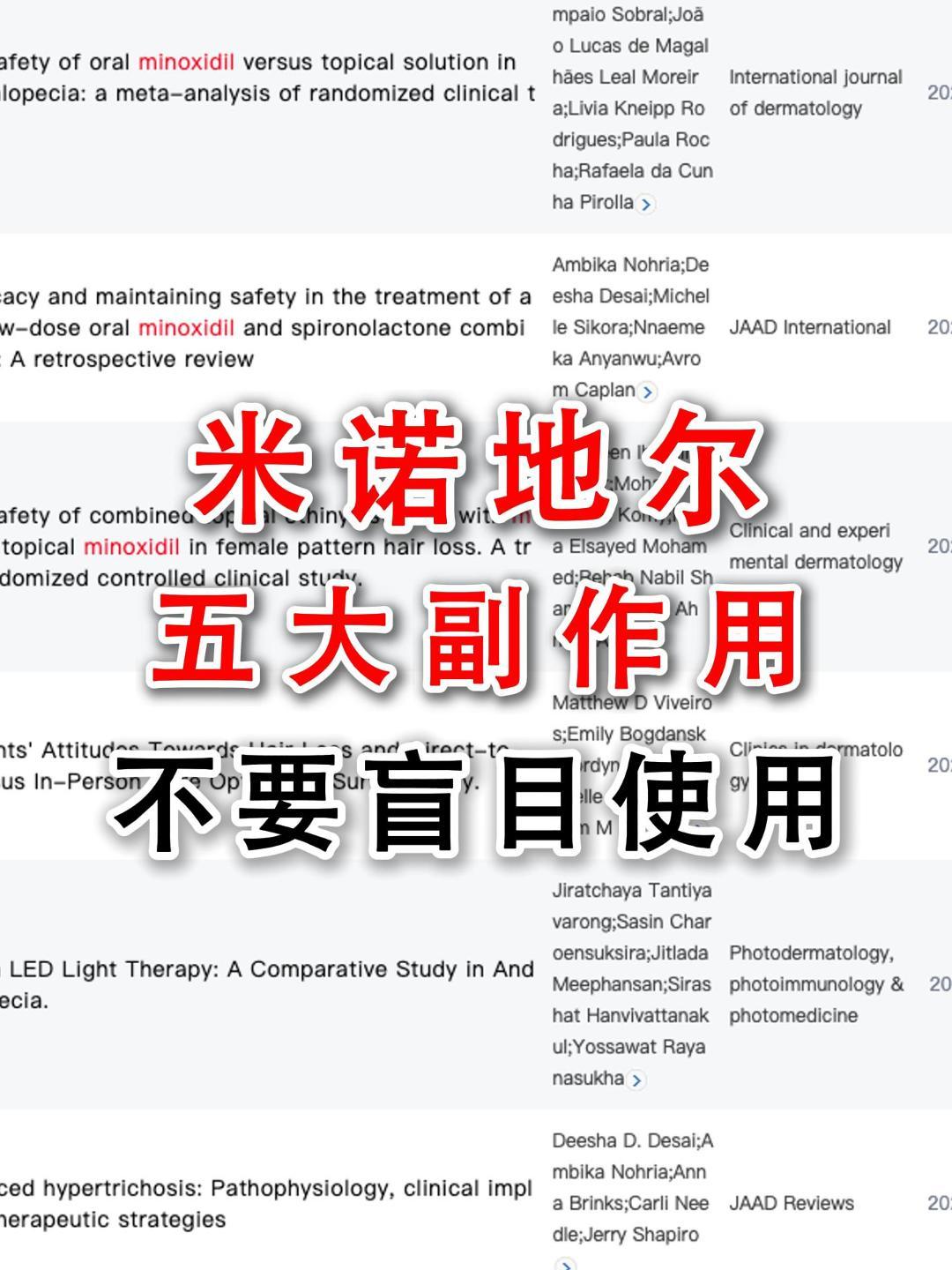 米诺副作用是什么？影响大吗？   1.多毛现象 在使用米诺地尔之后，有...