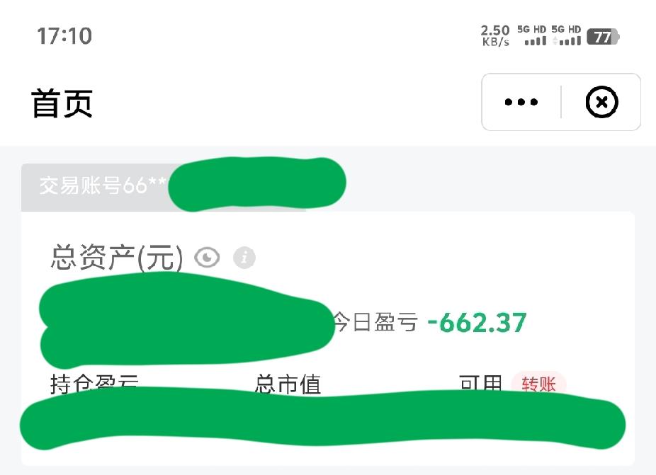 我周一选择半仓，是何等明智呀。
今天看到一则评论：人家那是日经，
大A是月经，一