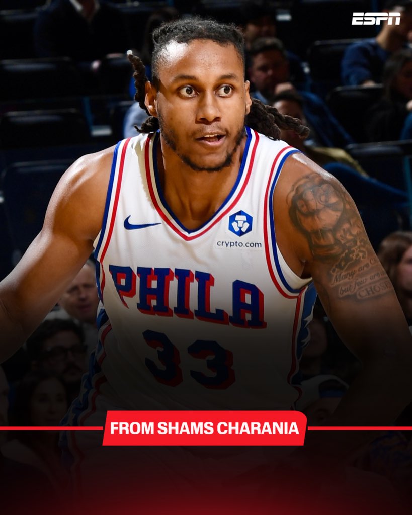 Shams：76人将与贾巴里·沃克签下一份两年新合同