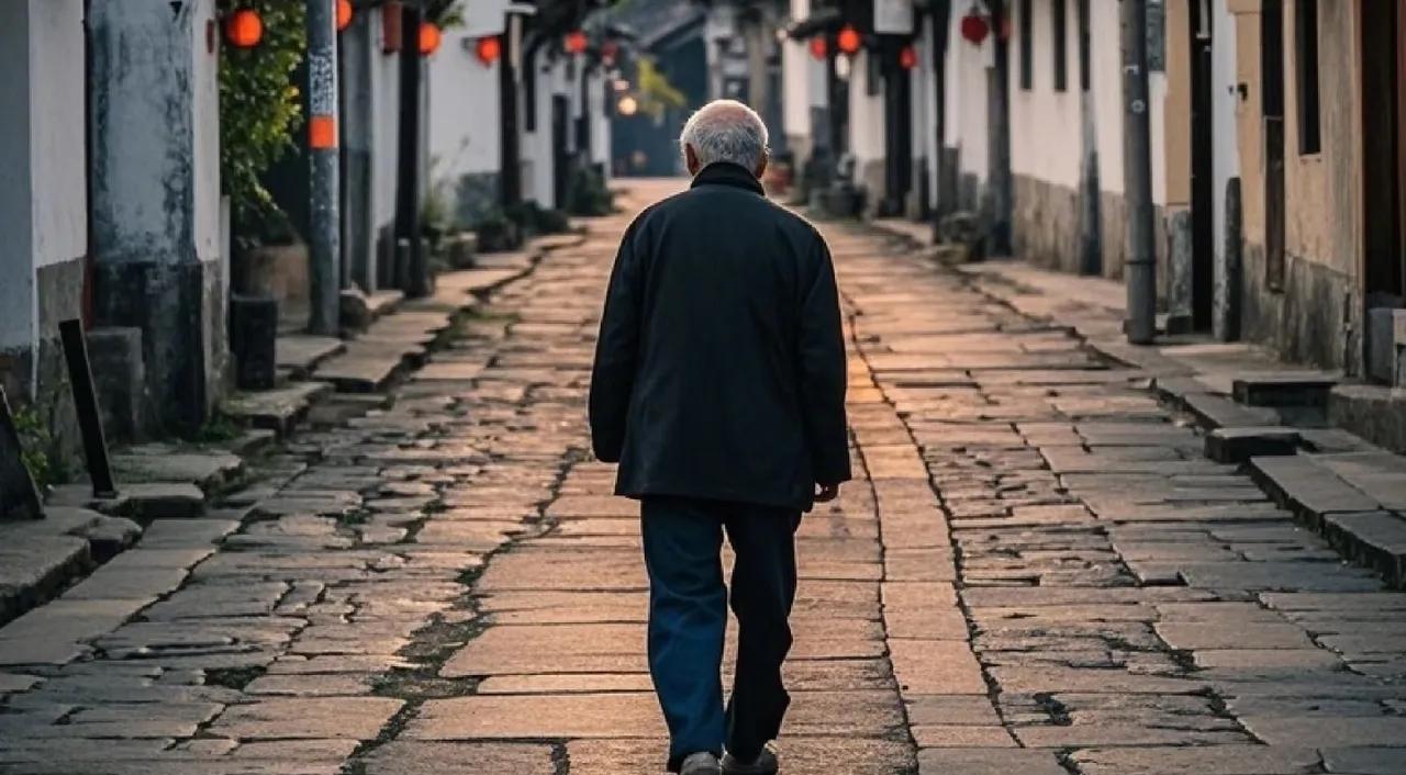 扎心又动容！

老人近来感觉腹部持续疼痛，没跟儿子说就独自去做了检查，检查结果出