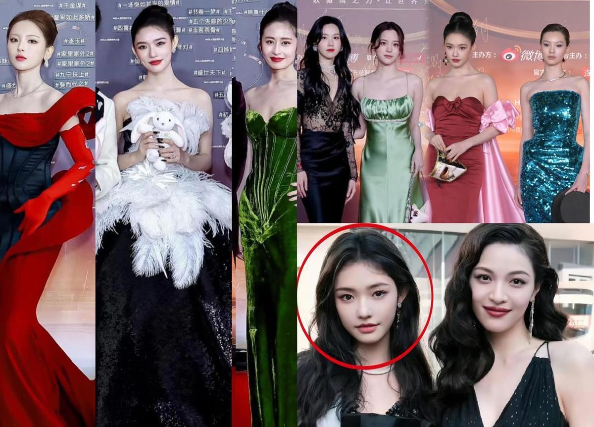 林允站那儿，不用动，就是C位。
头骨长得好，不是整的，是老天爷赏饭吃。
高颅顶、