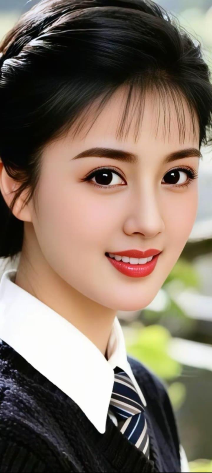 元气少女，微笑绽放！😊✨