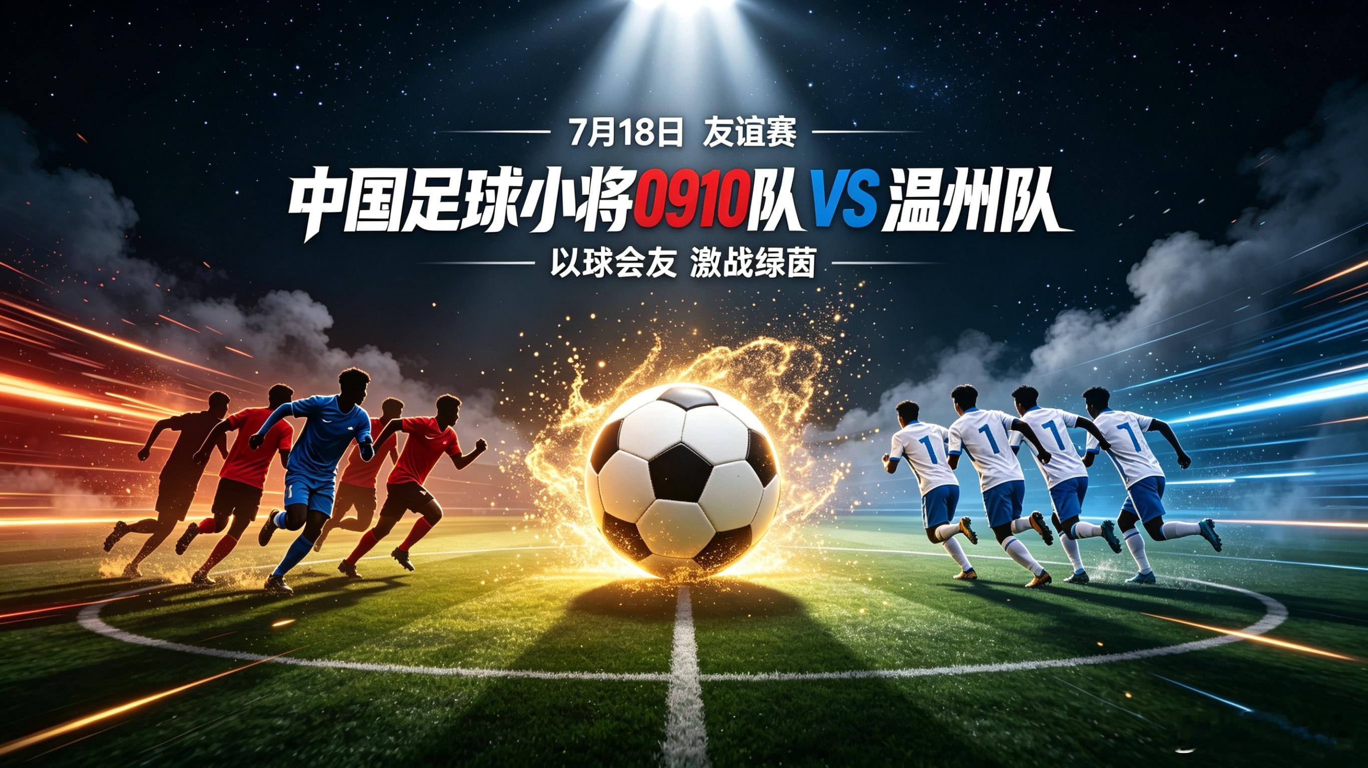 【7月18日·温州】 中国足球小将0910队 🆚 温州队中国足球小将中国足球小